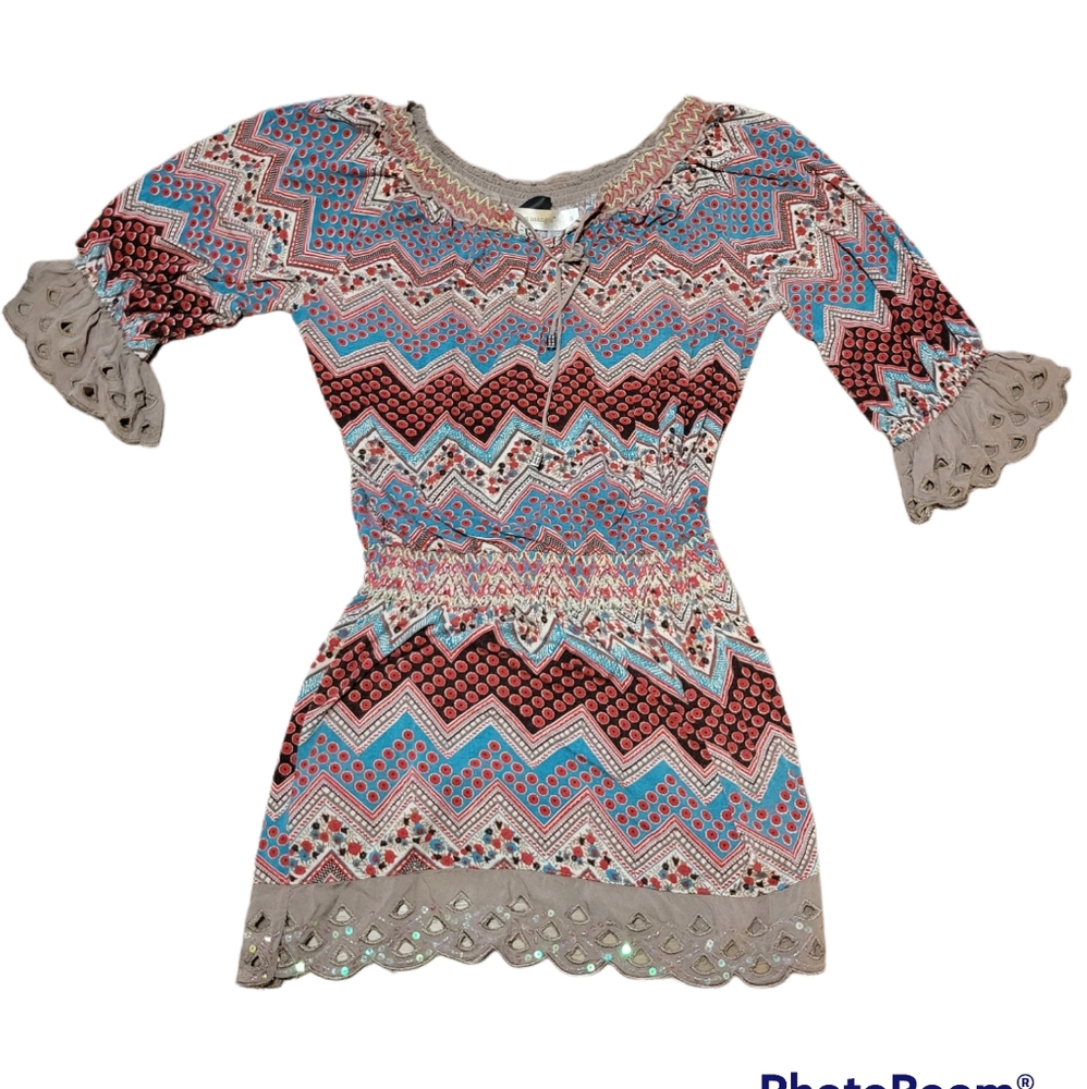 Urban mangoz top bohemian women's size small